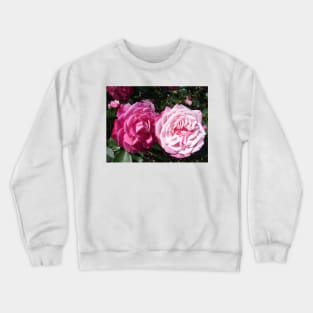 Pink Rose Photo Crewneck Sweatshirt